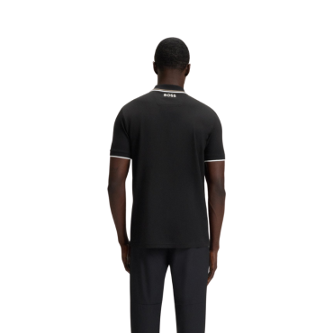Paddy Pro Hugo Boss Paddy Pro Polo Shirt Black | Hugo Boss Clothing | Complete Golfer