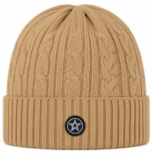 Swing Out Sister Nada Cable Knit Bobble Hat Sandy Starfish