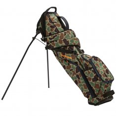 TaylorMade Flextech Carry Golf Stand Bag Camo Orange 24
