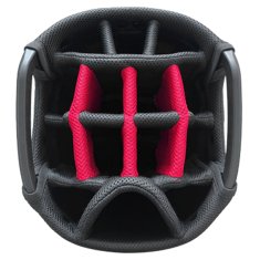 Cobra Signature Cart Bag Grey/Red/Black