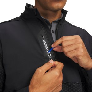 Under Armour Drive Pro Hybrid 1/2 Zip Black/White