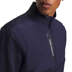 Under Armour Drive Pro Hybrid 1/2 Zip Midnight Navy/White