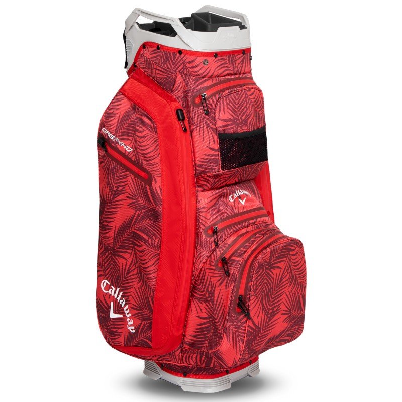 Trolley Ride Callaway Callaway Org 14 HD Cart Bag Red Palms/Light Grey 2025 | Callaway ...