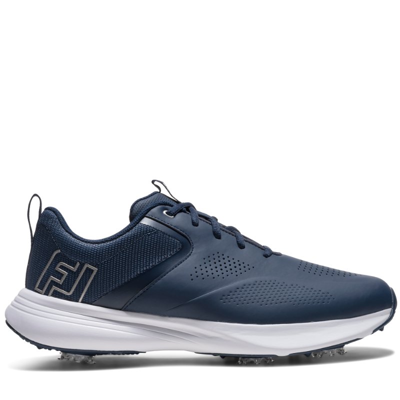 FootJoy Qualifier Golf Shoes Navy/Blue/Silver 57212