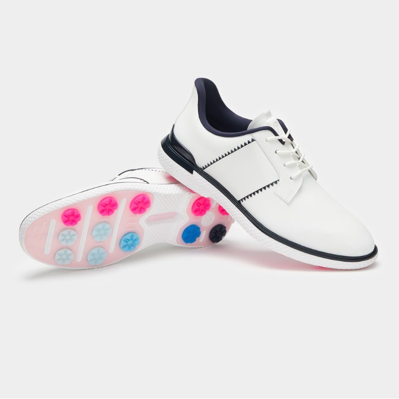 G/FORE Gallivan2r Side Stripe Kiltie Ladies Golf Shoes Snow