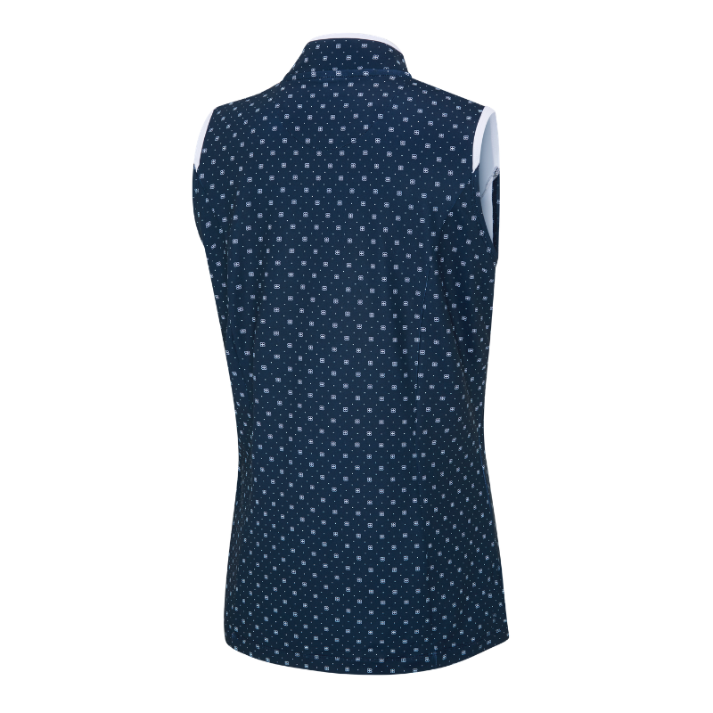Ping Micro Monogram Ping PenolaLadies Sleeveless Polo Micro Monogram | Ping Ladies Tops ...
