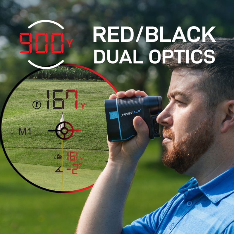 Full Set Scope Shot Scope Pro LX+ Laser Rangefinder Blue| Complete Golfer