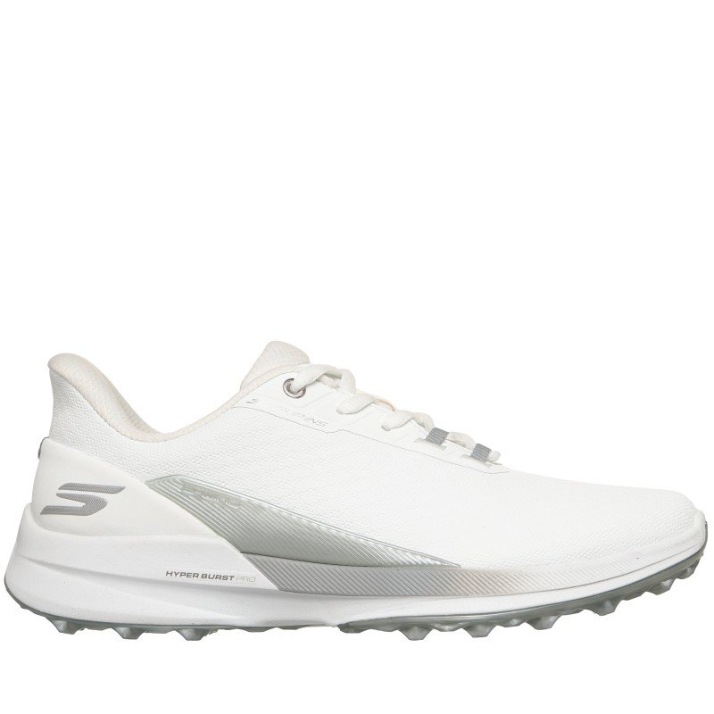 Skechers Pure SI Slip-In Ladies Golf Shoes White/Silver