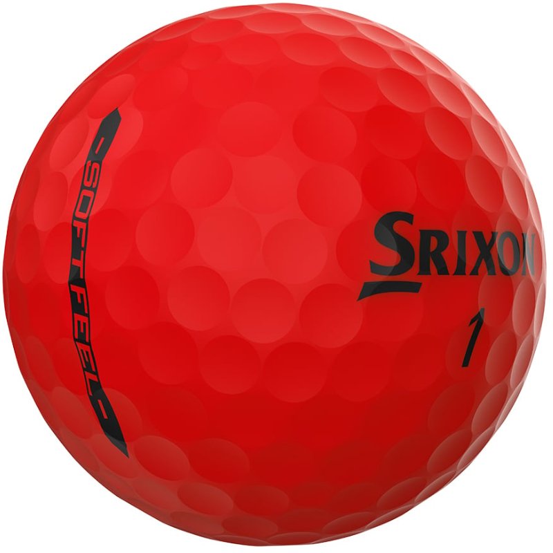 Srixon Soft Feel Brite Red Golf Balls 2025 | Complete Golfer
