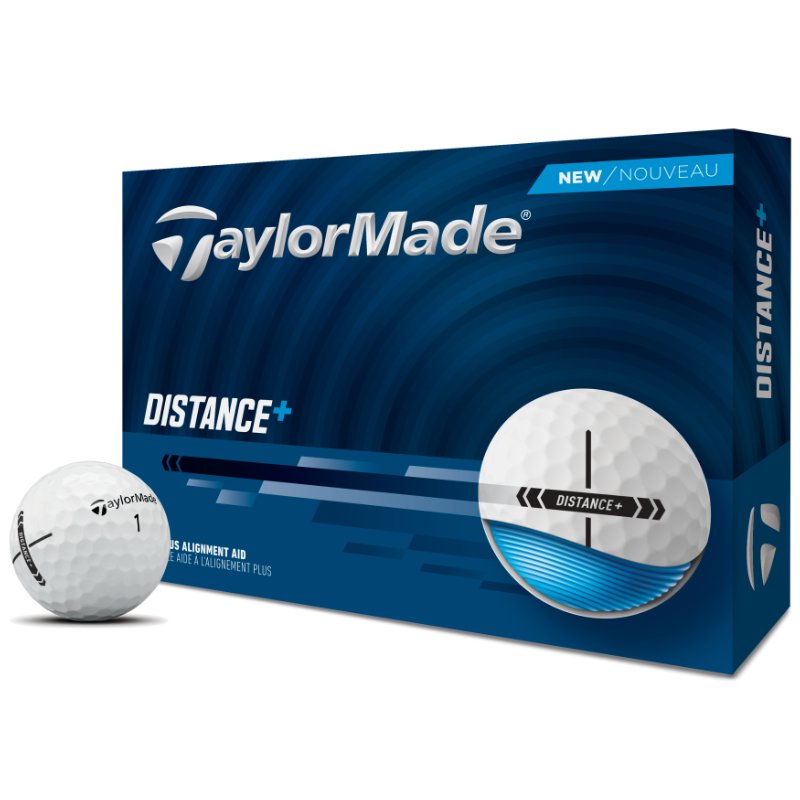 TaylorMade Distance+ Golf Balls White